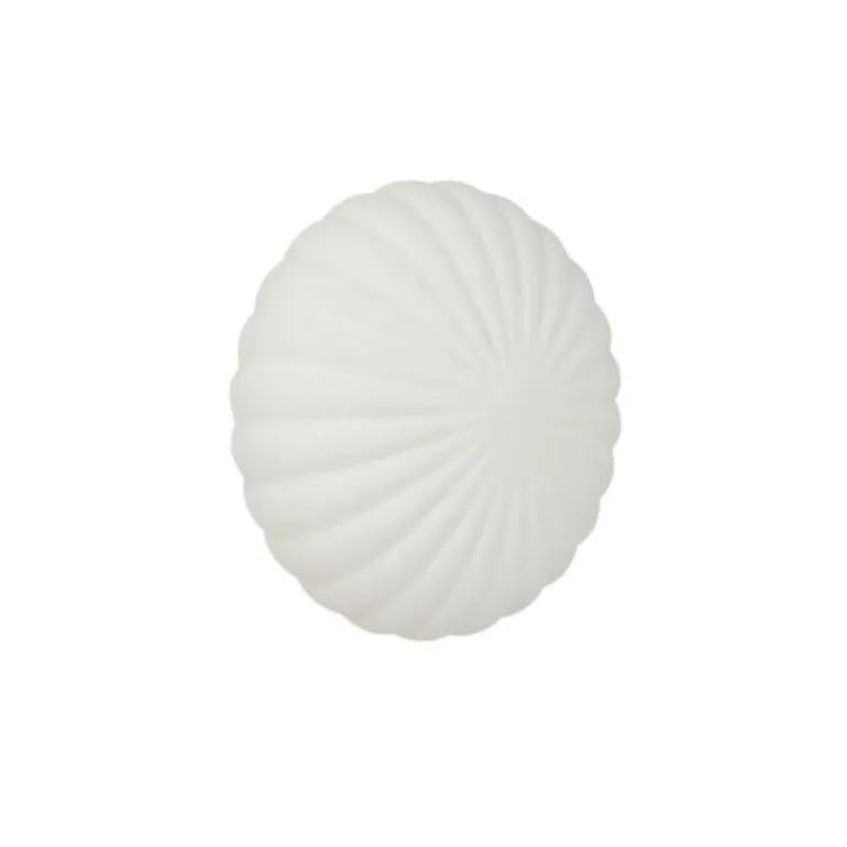 Wandlamp metaal/glas - messing/opal