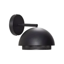 Wandlamp zwart metaal