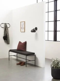 Wandlamp zwart metaal