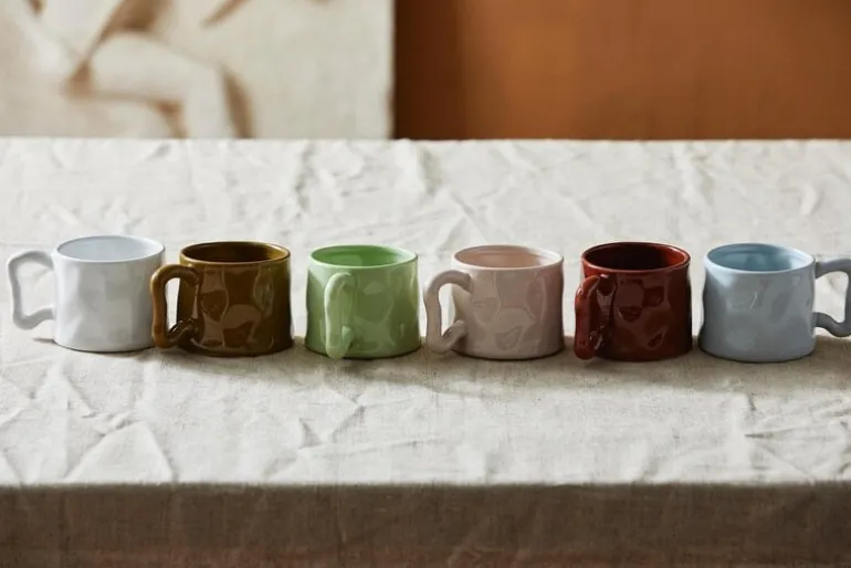 Wasabi mokken lichtblauw set van 6 stuks - 6967