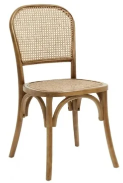 Wicky stoel vlechtwerk - bruin