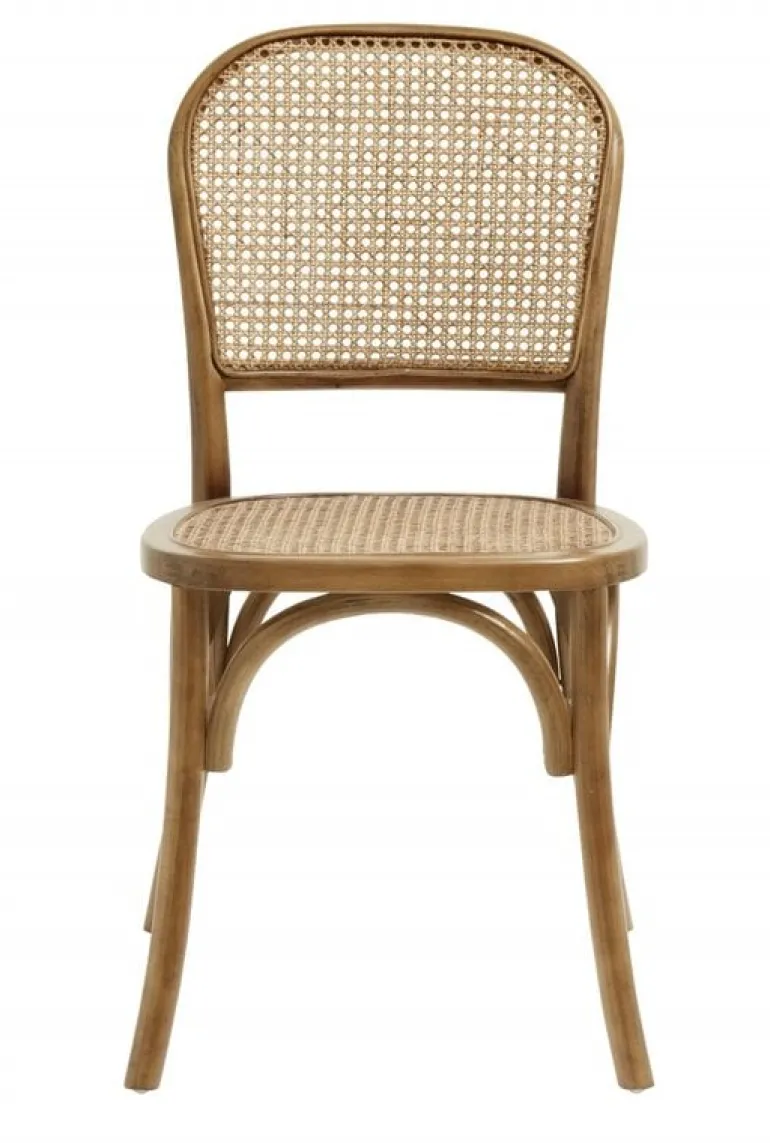 Wicky stoel vlechtwerk - bruin