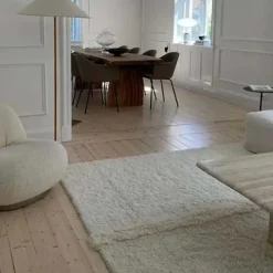 Woolable Tundra vloerkleed sheep white 170x240cm