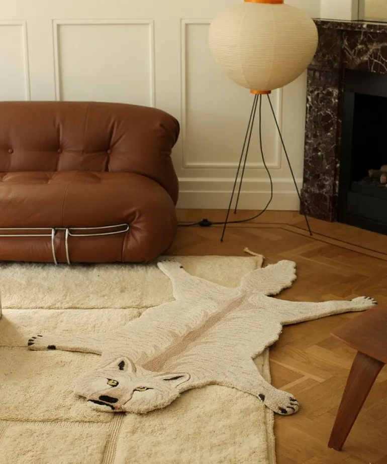 Woozy Wolf vloerkleed L - 1.45.10.078.020.5