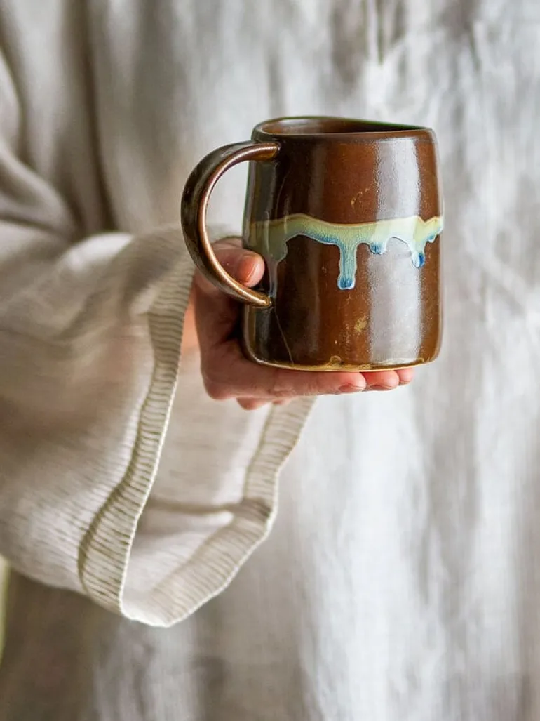 Yori mokken bruin set van 6 stuks - 82061999