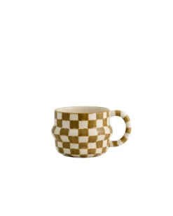 Ysia mokken groen/ivoor set van 4 stuks - 6573